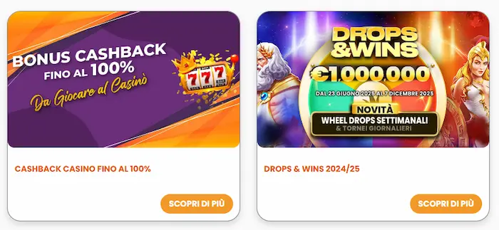 Vincitu Casino Italy bonus