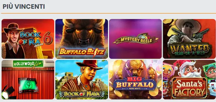 Vincitu Casino Italy slots