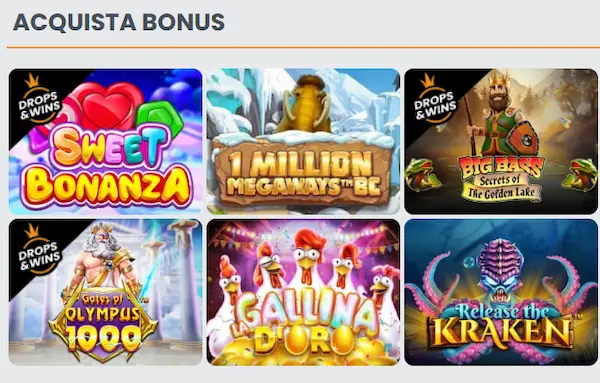 Vincitu Casino Italy giochi